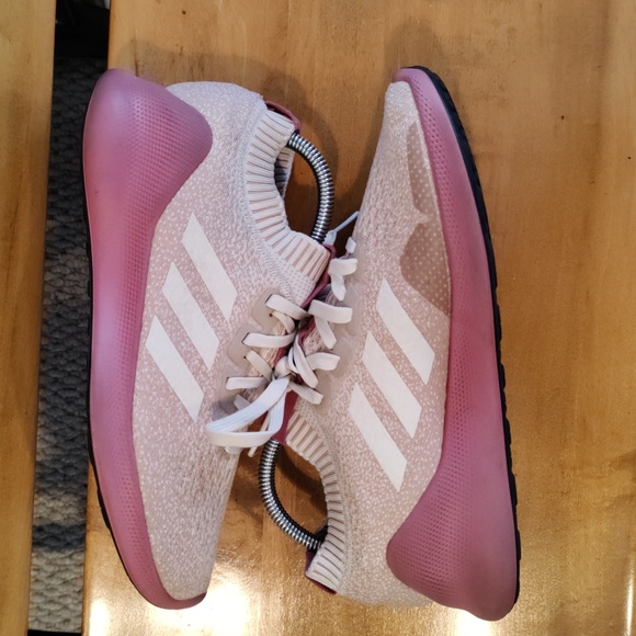 Adidas Pure Bounce running shoes pinks and white size 8.5 - Picture 7 of 12